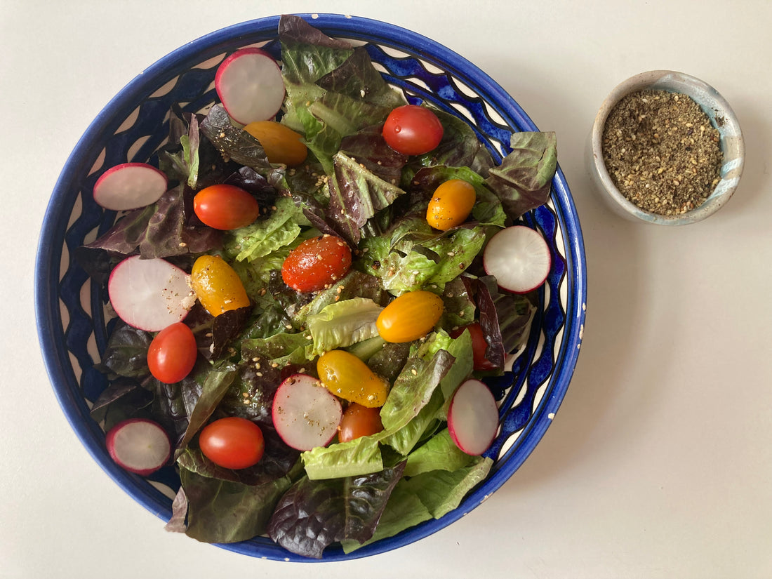 Salat Zaatar Zatar Dressing