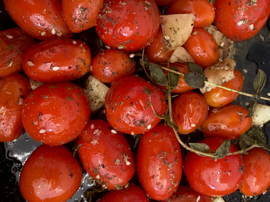 Zaatar-Kirsch-Tomaten-Brot