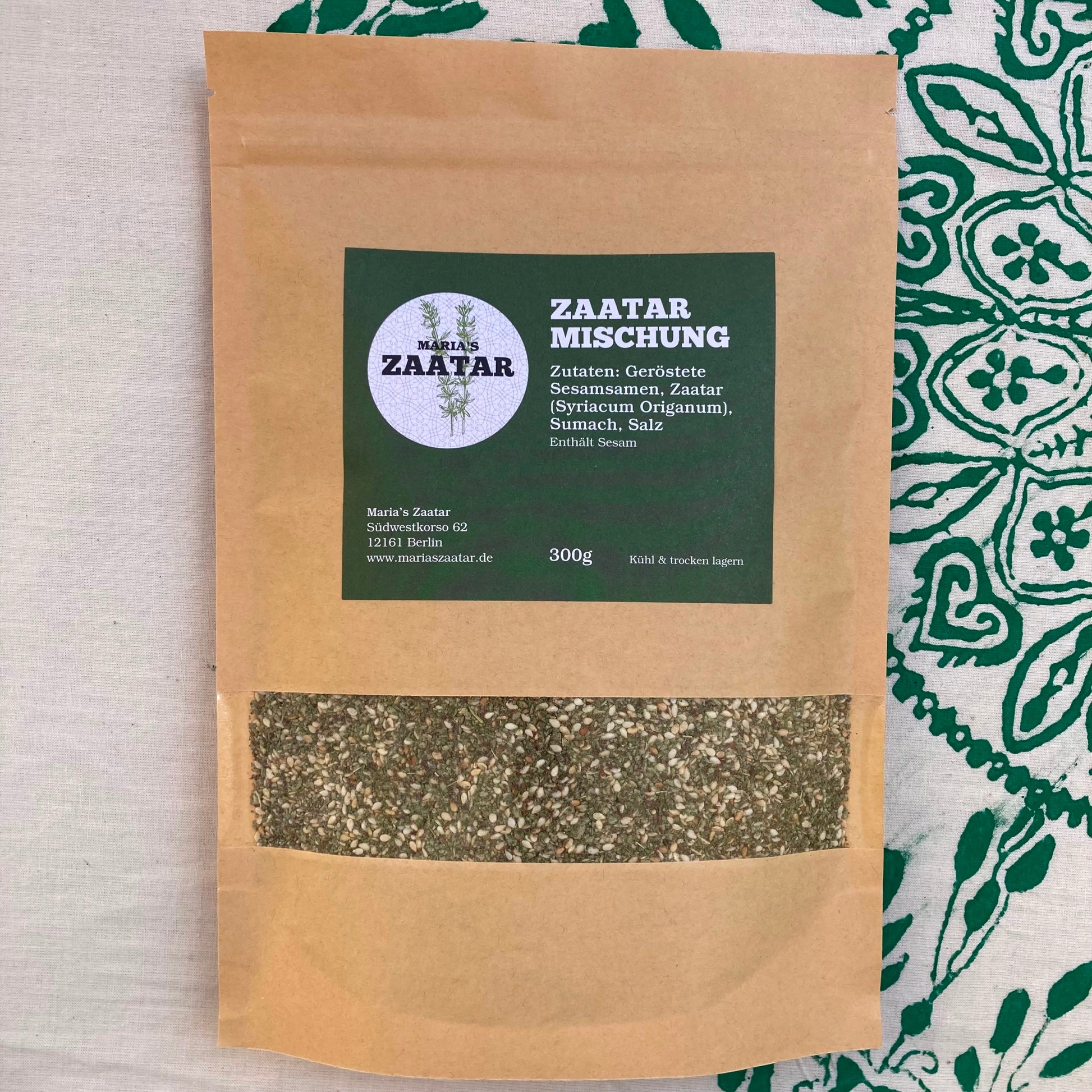 Zaatar Za'atar Zatar Gewürzmischung vegan gesund natürlich